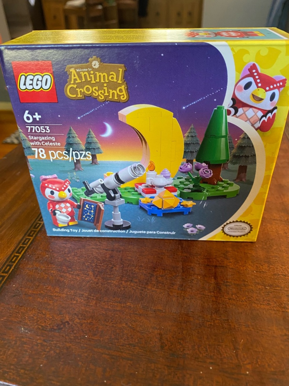 New! LEGO Animal Crossing Stargazing with Celeste Kids Toy - 78 Pc 6+ #77053